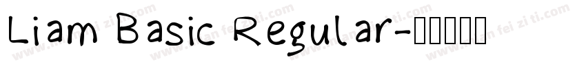 Liam Basic Regular字体转换